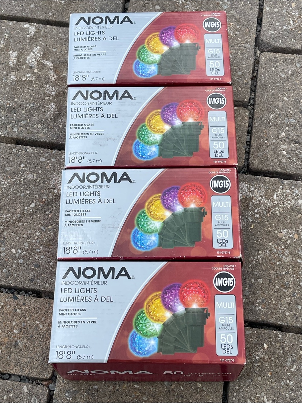4 boxes of LED lights